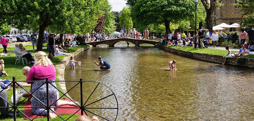 Bourton-on-the-Water is known as "the Venice of the Cotswolds". Picture © Julia Lindop